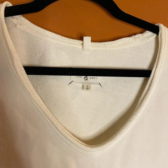 NWOT L&G Terry Short Sleeve Scoop Neck - Picture 3 of 5
